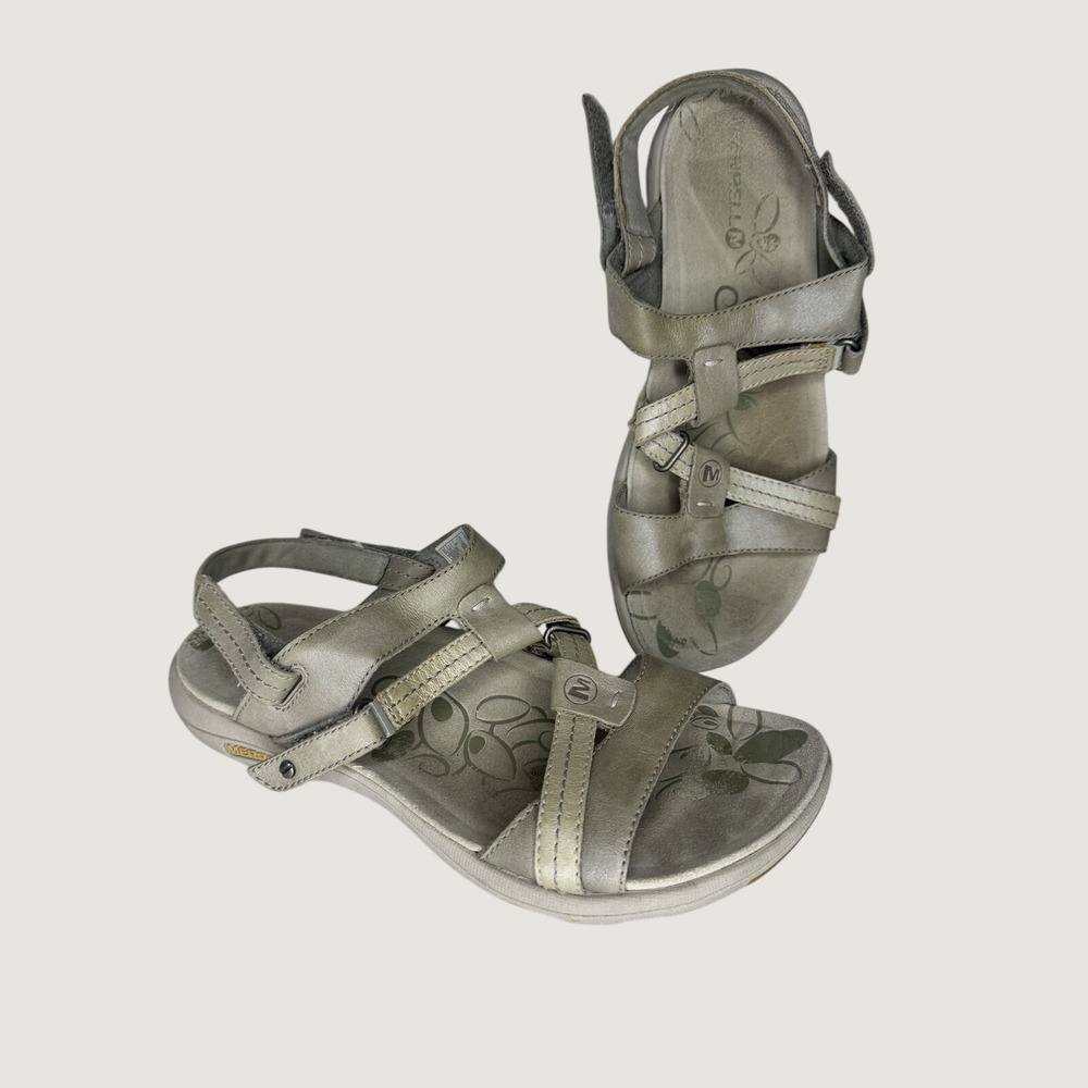 Merrell Women's Sz 8 Swivel Lavish Strappy Leather Sandals Hiking Casual